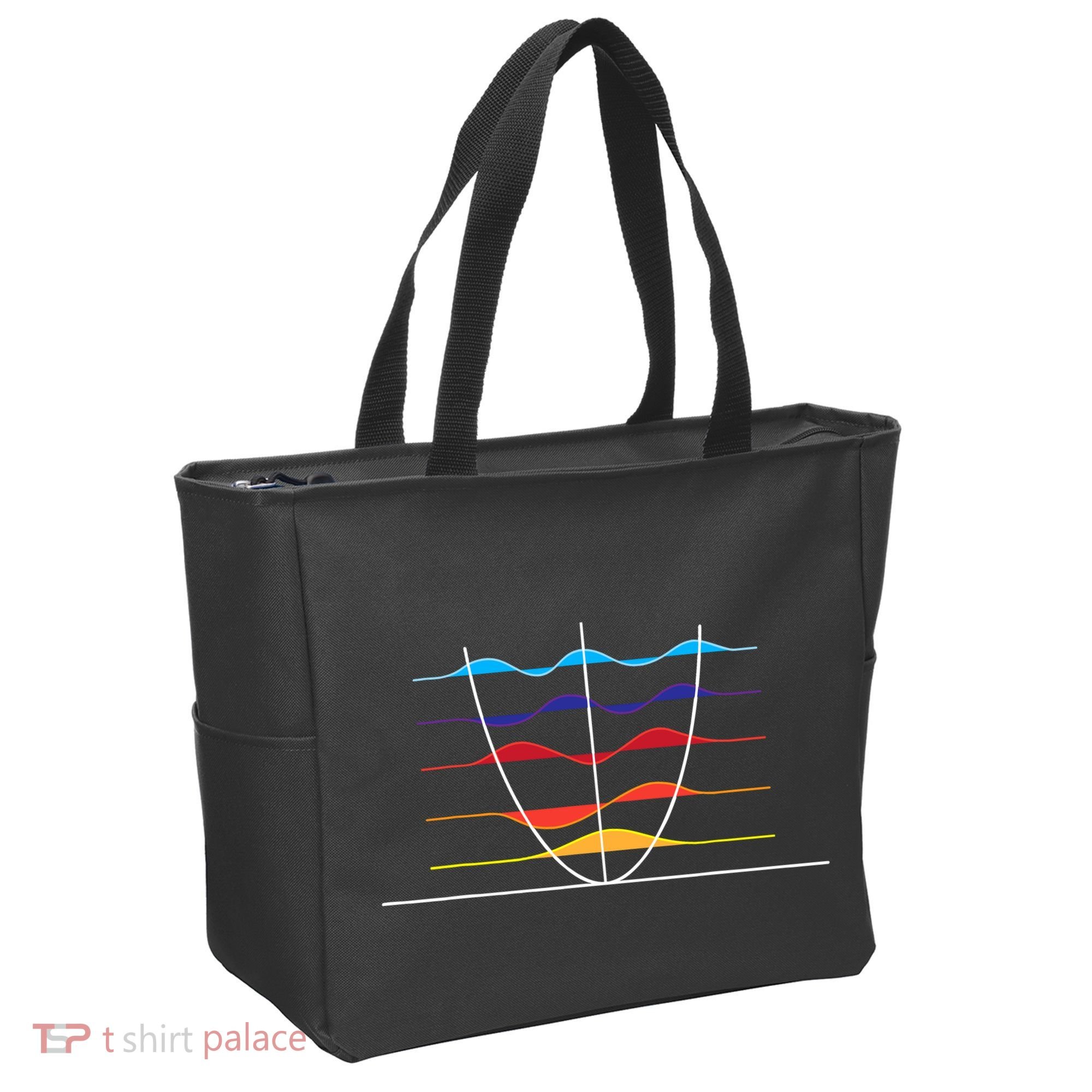Physics Wave Overlay Waves Astrophysics Physics Tote Bag