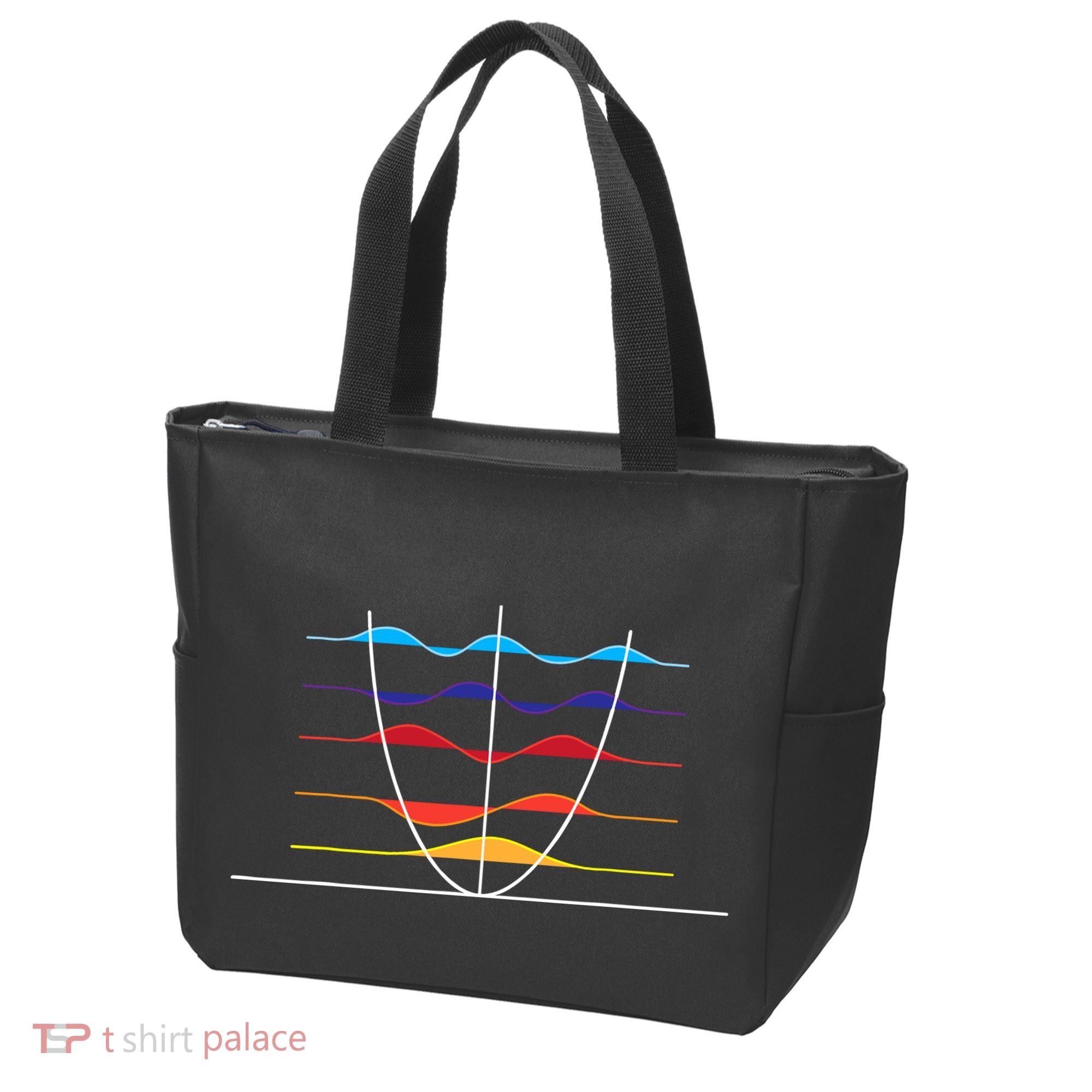 Physics Wave Overlay Waves Astrophysics Physics Tote Bag