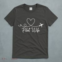 Pilot Wife Of A Pilot Wife Airplane Pilot Wife Heart T-Shirt thumb 5