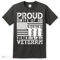 Proud Wife Of A Vietnam War Veteran Memorial Day Gift T-Shirt thumb 0