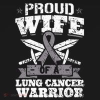 Proud Wife Of A Lung Cancer Warrior Carcinoma Awareness Polo thumb 3