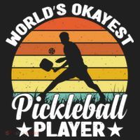 Pickleball World's Okayest Pickleball Player Funny Pickleball Beanie thumb 2