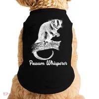 Possum Whisperer, Opossum Lover Doggie Tank thumb 0