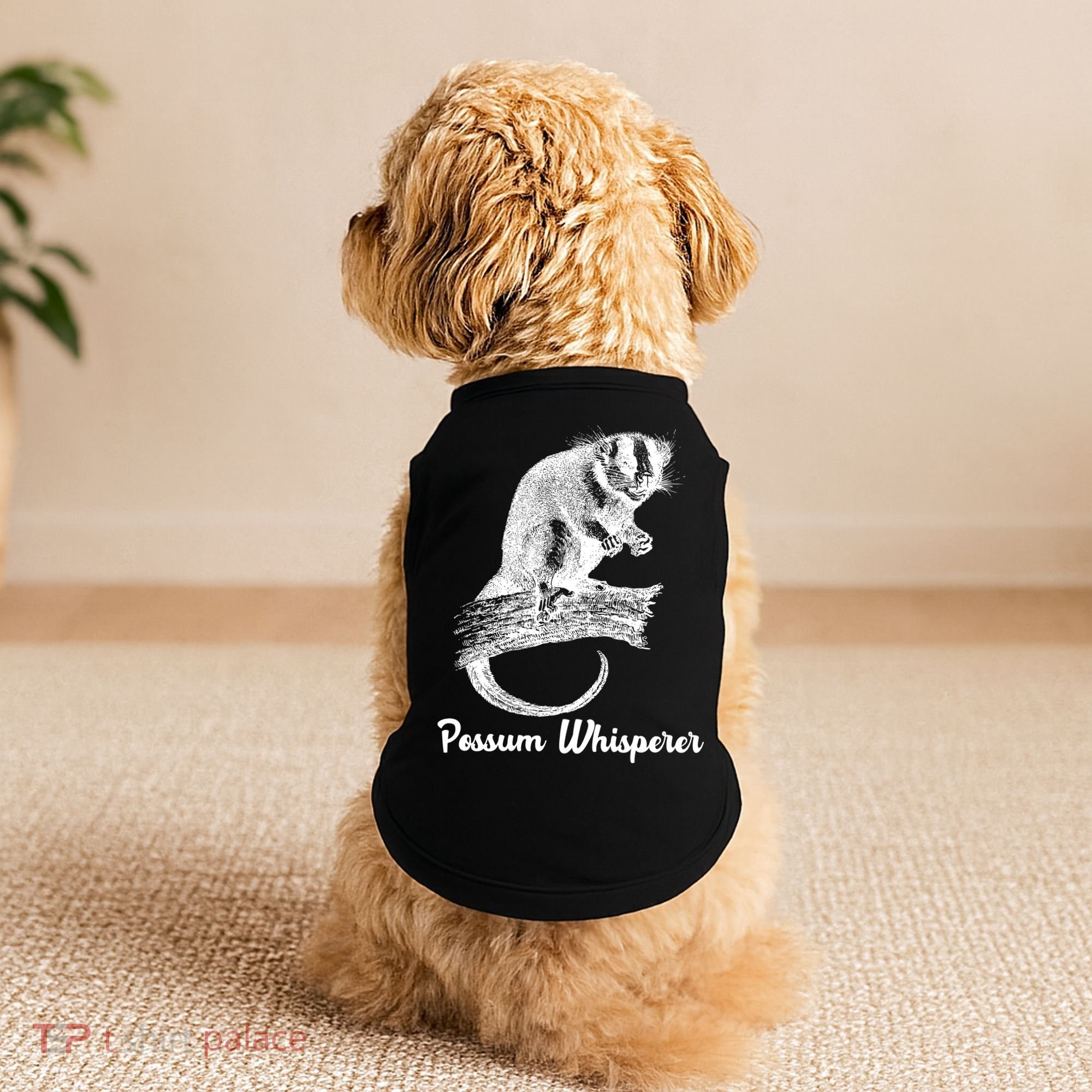 Possum Whisperer, Opossum Lover Doggie Tank