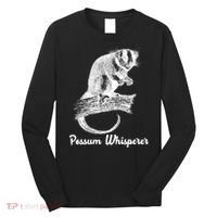 Possum Whisperer, Opossum Lover Long Sleeve Shirt thumb 0