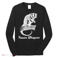 Possum Whisperer, Opossum Lover Long Sleeve Shirt thumb 0