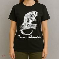 Possum Whisperer, Opossum Lover T-Shirt thumb 4