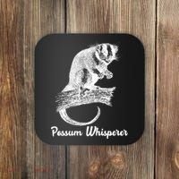 Possum Whisperer, Opossum Lover Coaster thumb 0