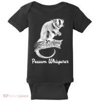 Possum Whisperer, Opossum Lover Baby Bodysuit thumb 0