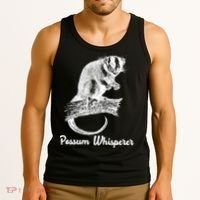 Possum Whisperer, Opossum Lover Tank Top thumb 3