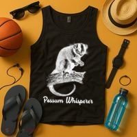 Possum Whisperer, Opossum Lover Tank Top thumb 4