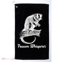 Possum Whisperer, Opossum Lover Golf Towel thumb 0
