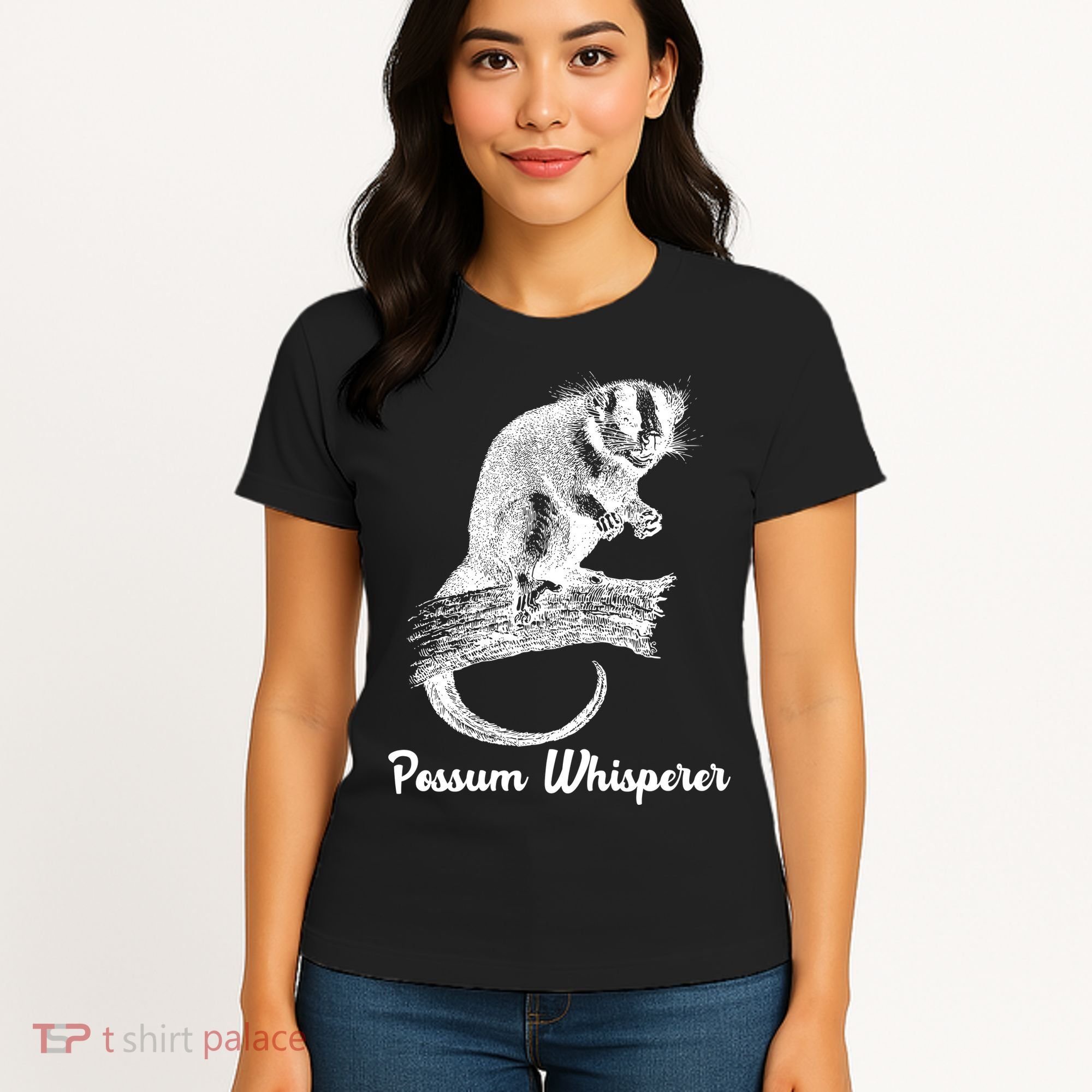 Possum Whisperer, Opossum Lover Women's T-Shirt