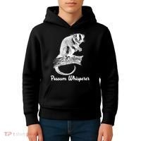 Possum Whisperer, Opossum Lover Kids Hoodie thumb 4