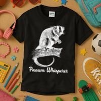 Possum Whisperer, Opossum Lover Kids T-Shirt thumb 3