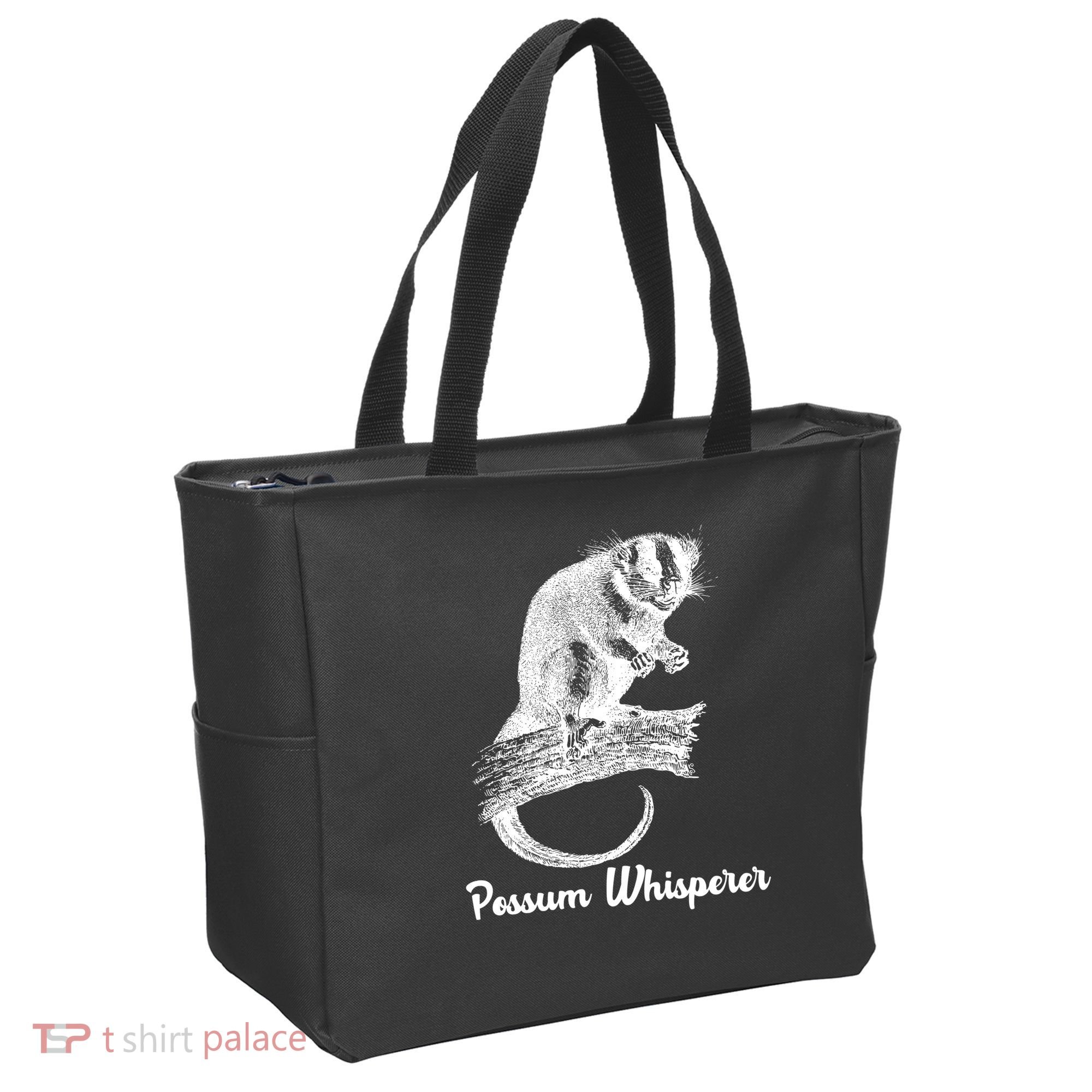 Possum Whisperer, Opossum Lover Tote Bag