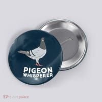 Pigeon Whisperer Pigeon Bird Cute Pigeon Whisperer Birds Button thumb 0