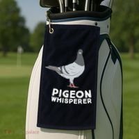 Pigeon Whisperer Pigeon Bird Cute Pigeon Whisperer Birds Golf Towel thumb 2