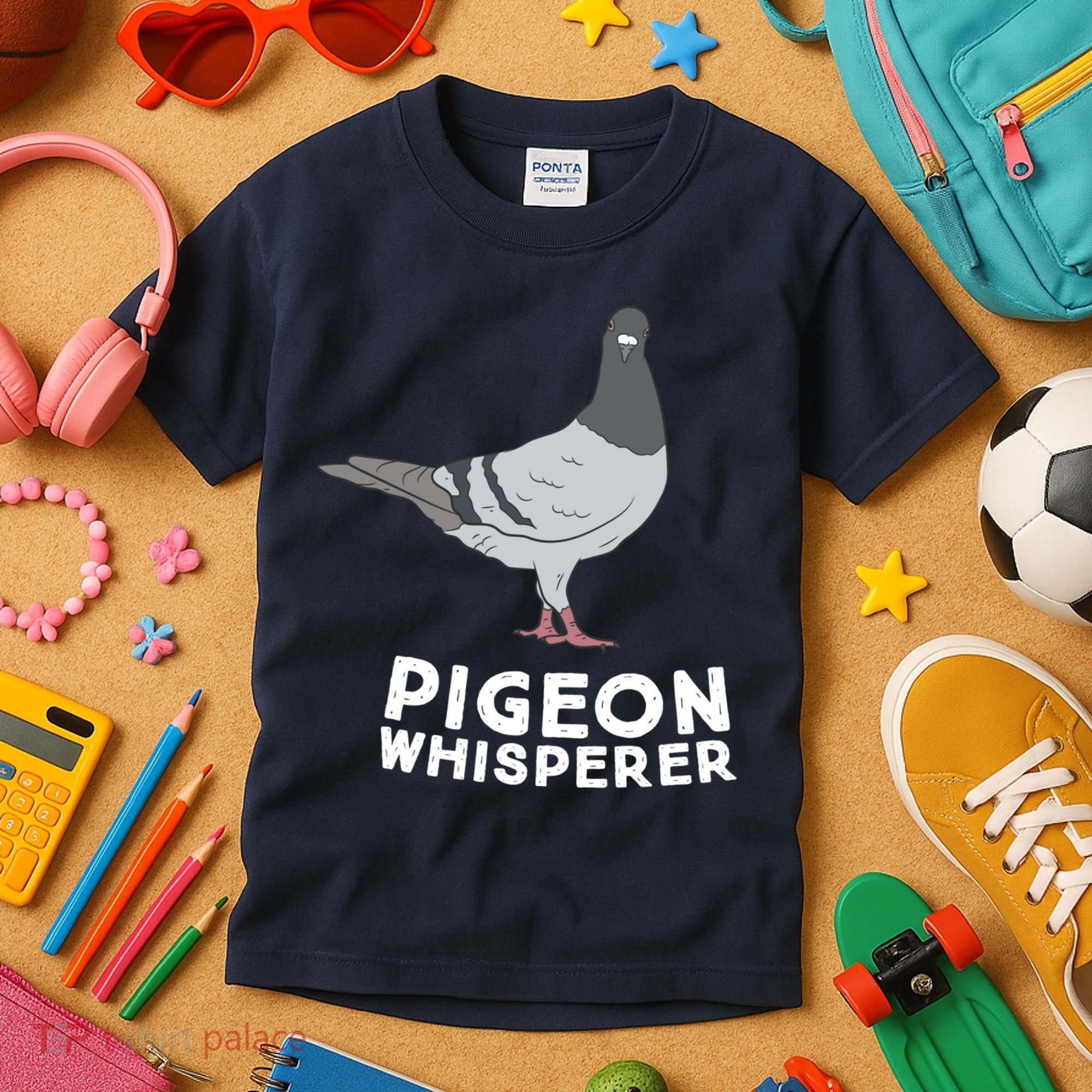 Pigeon Whisperer Pigeon Bird Cute Pigeon Whisperer Birds Kids T-Shirt