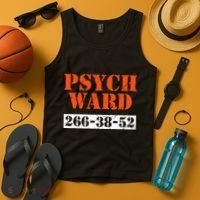 Psych Ward Patient Mental Hospital Crazy Psych Tank Top thumb 4