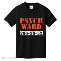 Psych Ward Patient Mental Hospital Crazy Psych Kids T-Shirt thumb 0