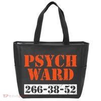 Psych Ward Patient Mental Hospital Crazy Psych Tote Bag thumb 0