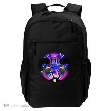 Psychedelic Woman Photographic Collage Backpack