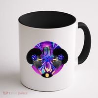 Psychedelic Woman Photographic Collage Coffee Mug thumb 1