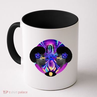 Psychedelic Woman Photographic Collage Coffee Mug