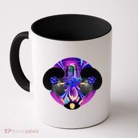 Psychedelic Woman Photographic Collage Coffee Mug thumb 0