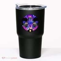 Psychedelic Woman Photographic Collage Tumbler thumb 0