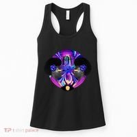 Psychedelic Woman Photographic Collage Women's Tank Top thumb 0