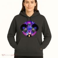 Psychedelic Woman Photographic Collage Hoodie thumb 5