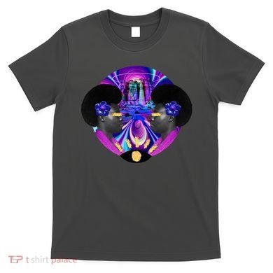 Psychedelic Woman Photographic Collage T-Shirt