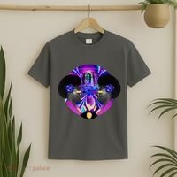 Psychedelic Woman Photographic Collage T-Shirt thumb 2