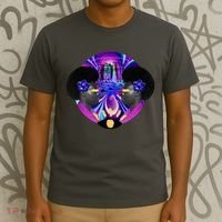Psychedelic Woman Photographic Collage T-Shirt thumb 3