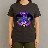 Psychedelic Woman Photographic Collage T-Shirt thumb 4