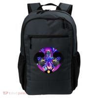 Psychedelic Woman Photographic Collage Backpack thumb 0