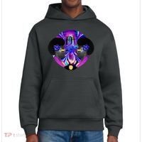 Psychedelic Woman Photographic Collage District V.I.T. Heavyweight Hoodie thumb 0