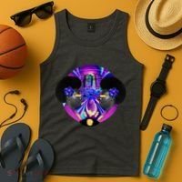 Psychedelic Woman Photographic Collage Tank Top thumb 4