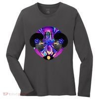 Psychedelic Woman Photographic Collage Women's Long Sleeve Shirt thumb 0