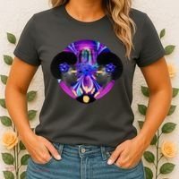 Psychedelic Woman Photographic Collage Women's T-Shirt thumb 2