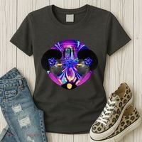 Psychedelic Woman Photographic Collage Women's T-Shirt thumb 3