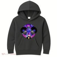 Psychedelic Woman Photographic Collage Kids Hoodie thumb 0