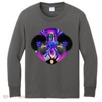 Psychedelic Woman Photographic Collage Kids Long Sleeve Shirt thumb 0