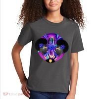 Psychedelic Woman Photographic Collage Kids T-Shirt thumb 2