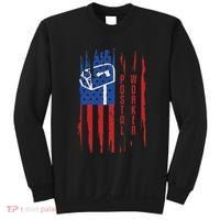 Postal Worker Patriotic Us Post Mail Carrier Man Women Sweatshirt thumb 0
