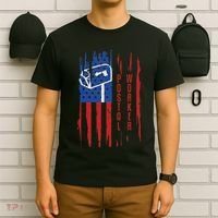 Postal Worker Patriotic Us Post Mail Carrier Man Women T-Shirt thumb 6
