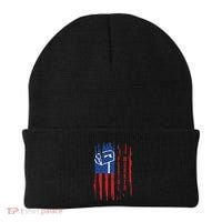 Postal Worker Patriotic Us Post Mail Carrier Man Women Beanie thumb 0