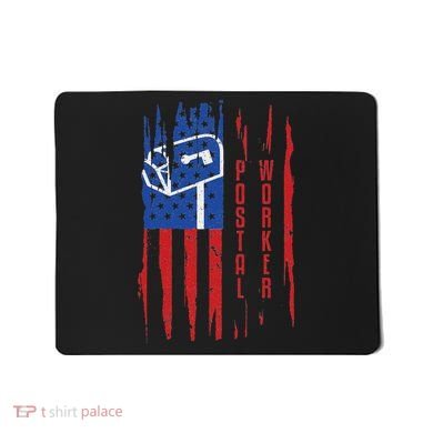 Postal Worker Patriotic Us Post Mail Carrier Man Women Mousepad